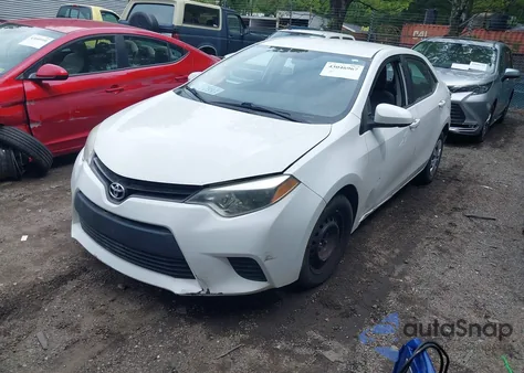 2015 Toyota Corolla L from USA, damaged, VIN 2T1BURHE9FC392816